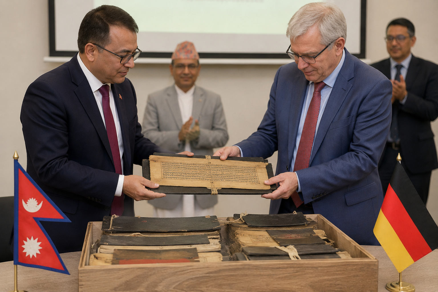 Nepal Receives Historical Manuscripts Returned by Germany