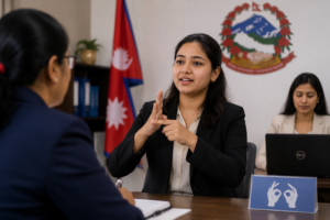 Women Ministry Recommends Aakriti Nyaupane for Sign Language Interpreter Post